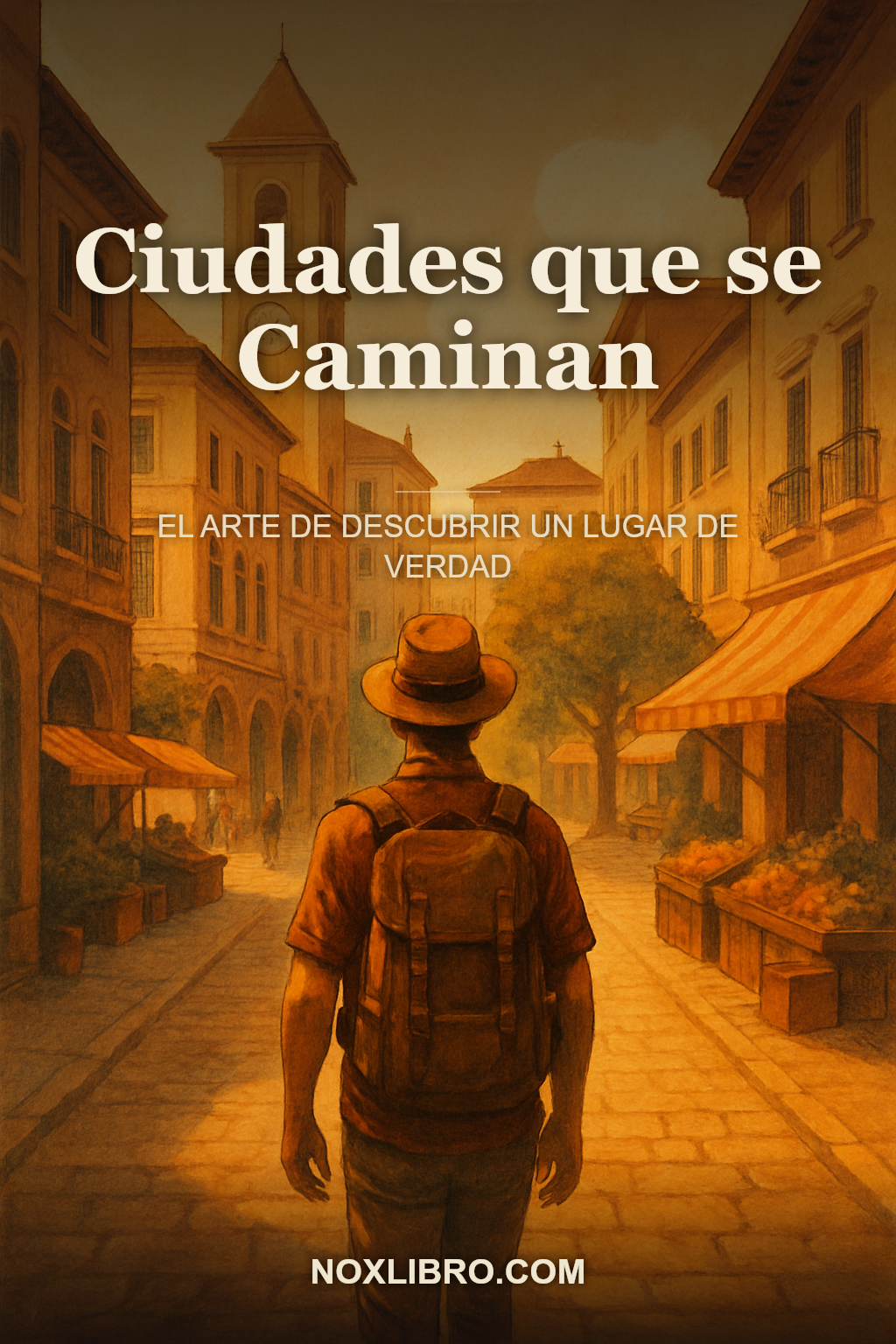 Portada de Ciudades que se Caminan: El Arte de Descubrir un Lugar de Verdad — generada con IA