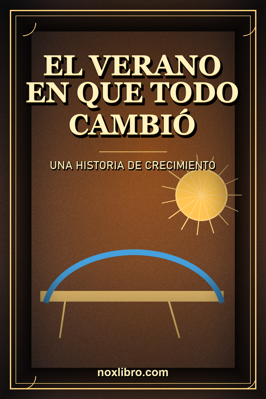 Portada de El Verano en que Todo Cambió — generada con IA