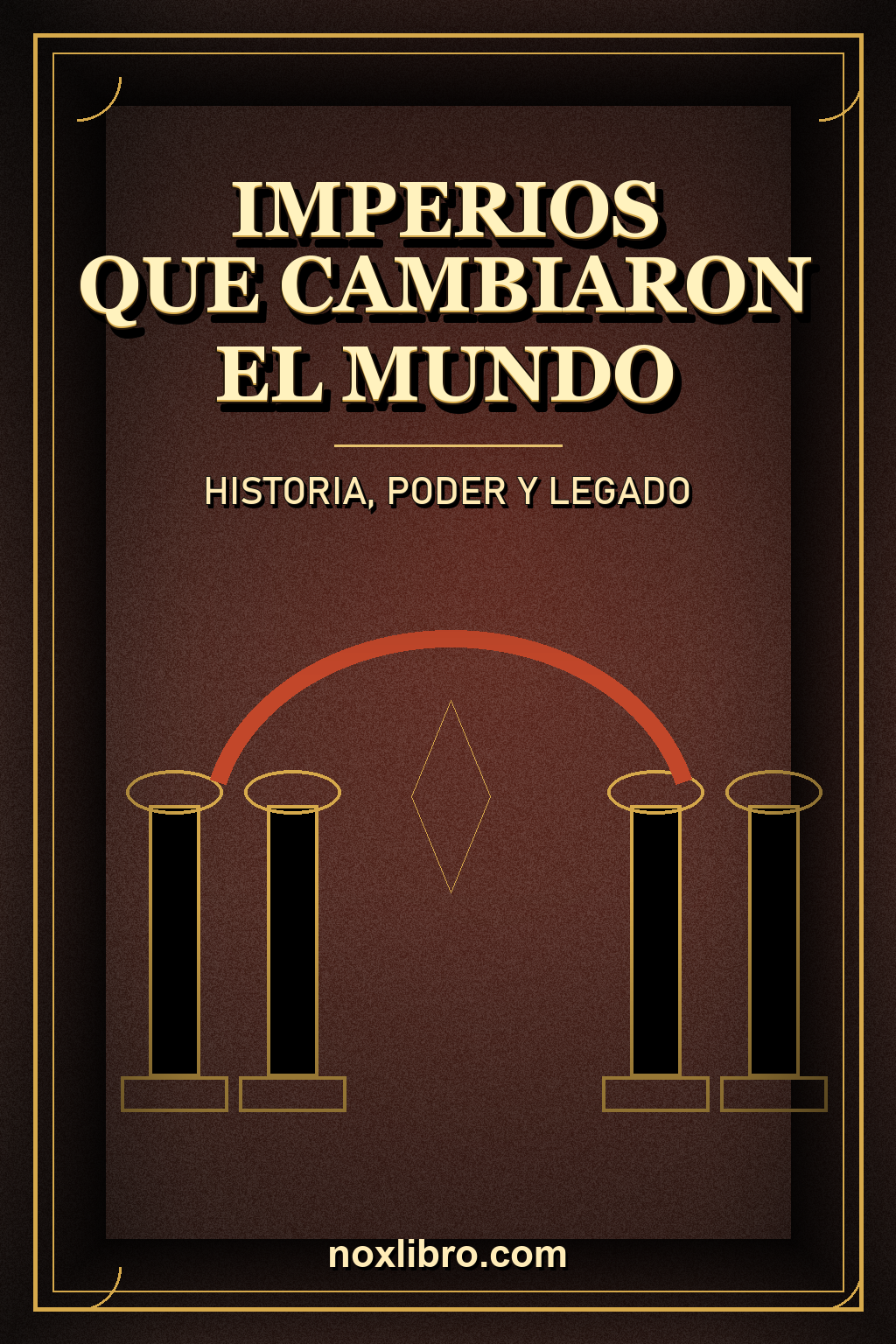 Portada de Imperios que Cambiaron el Mundo — generada con IA