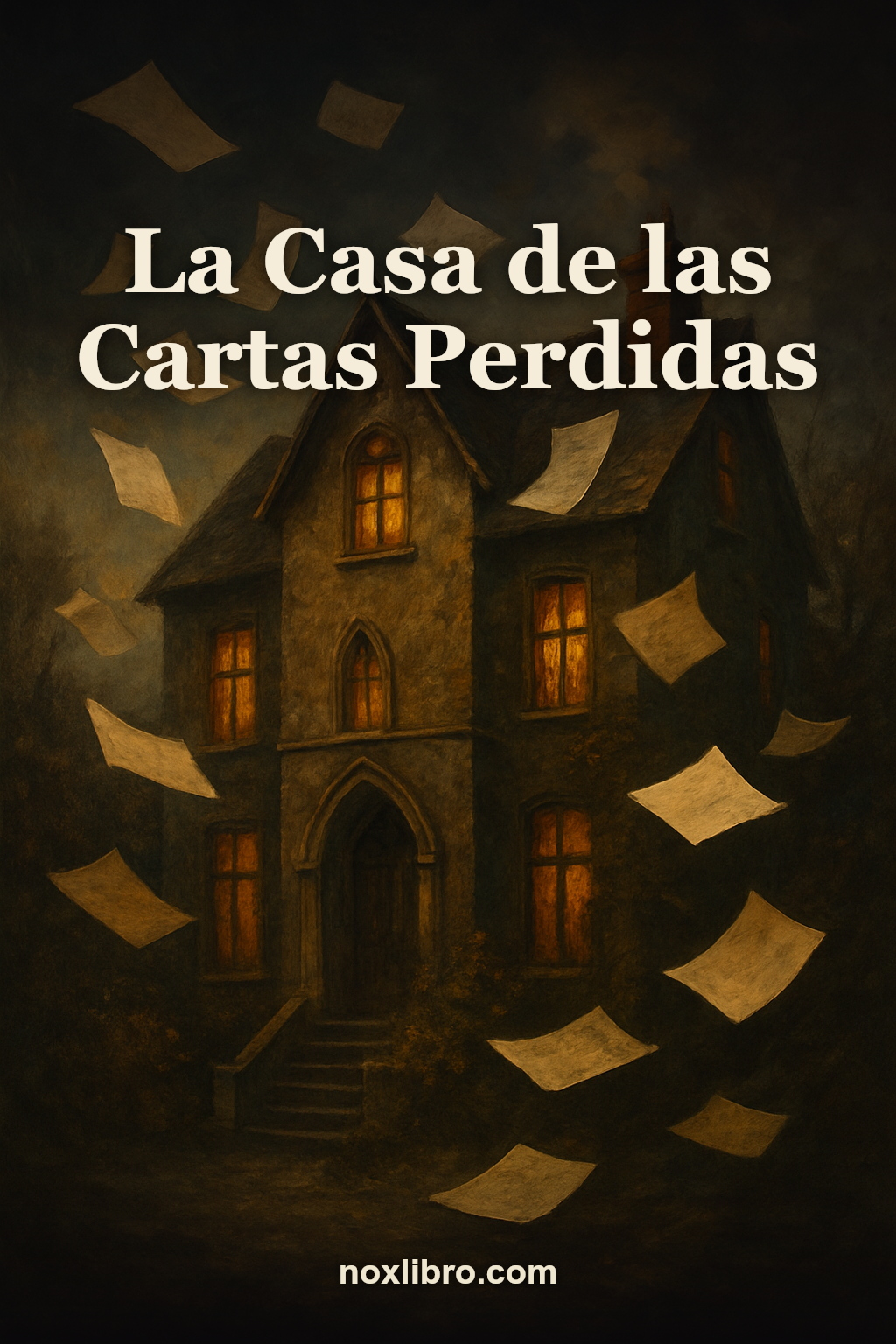 Portada de La Casa de las Cartas Perdidas — generada con IA