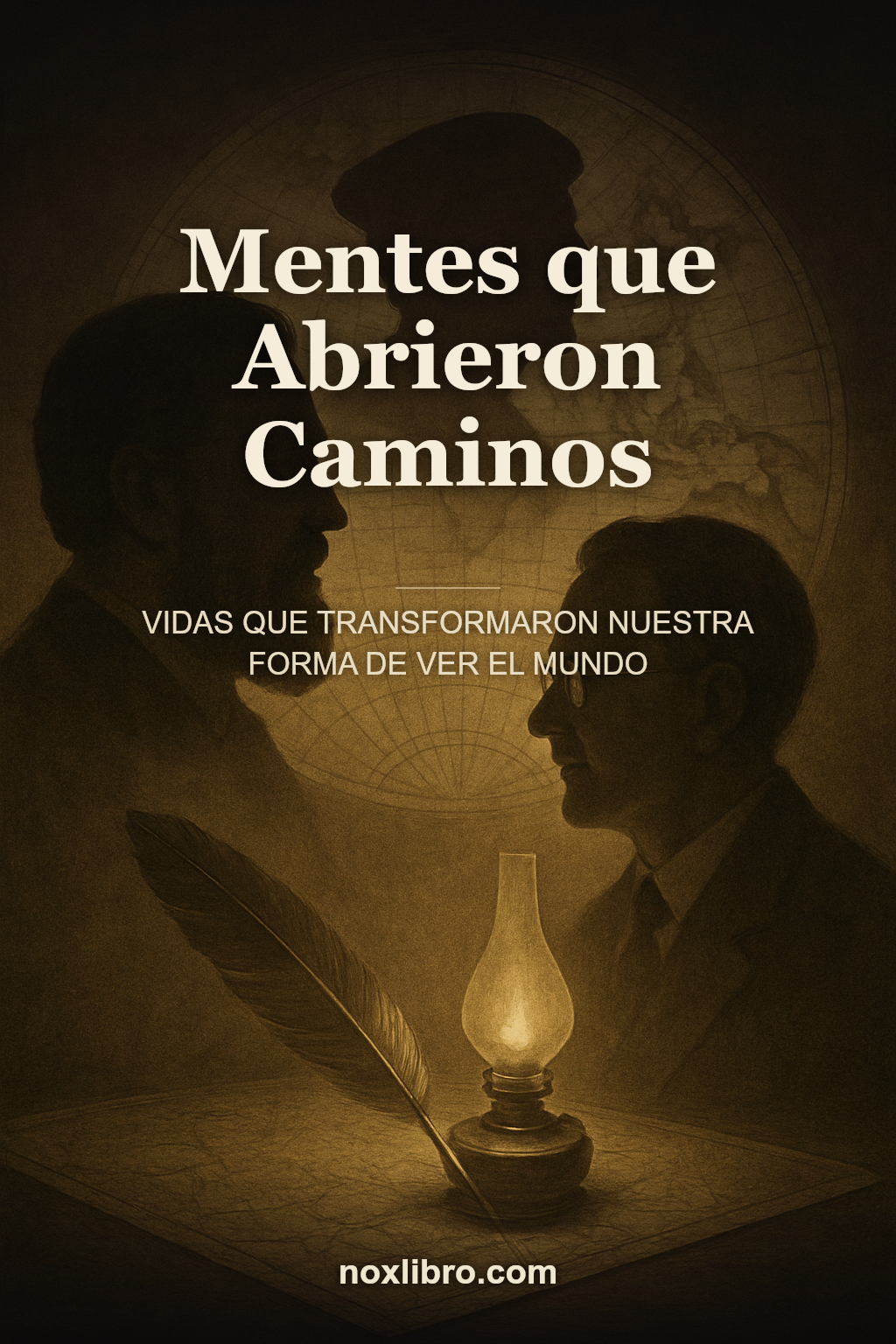 Portada de Mentes que Abrieron Caminos: Vidas que Transformaron Nuestra Forma de Ver el Mundo — generada con IA